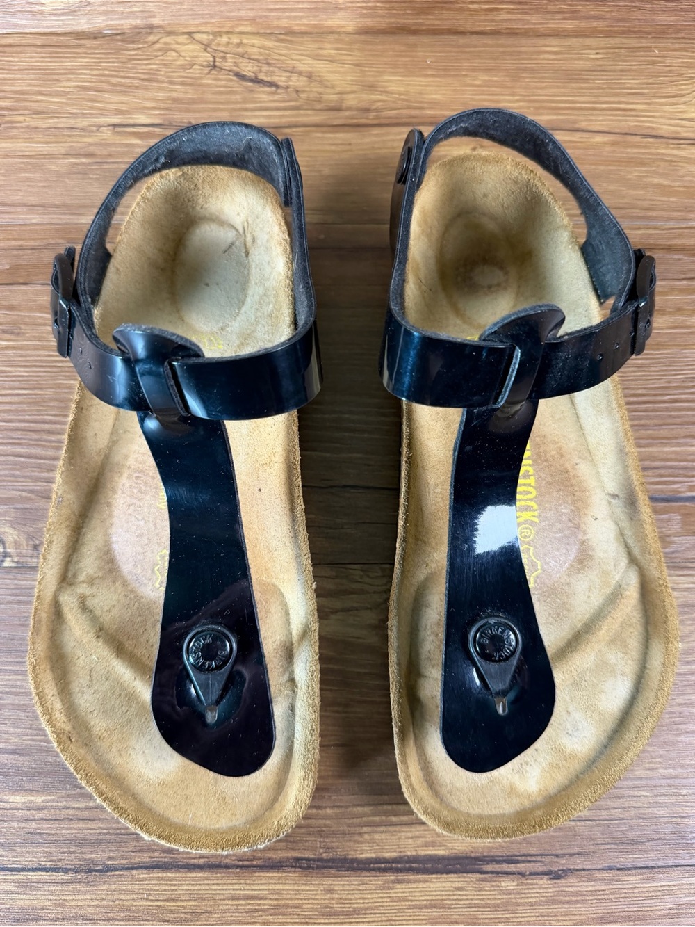 Birkenstock Kairo Sandals Flip Flops Shoes Women’s Size 6 (37) Patent Leather